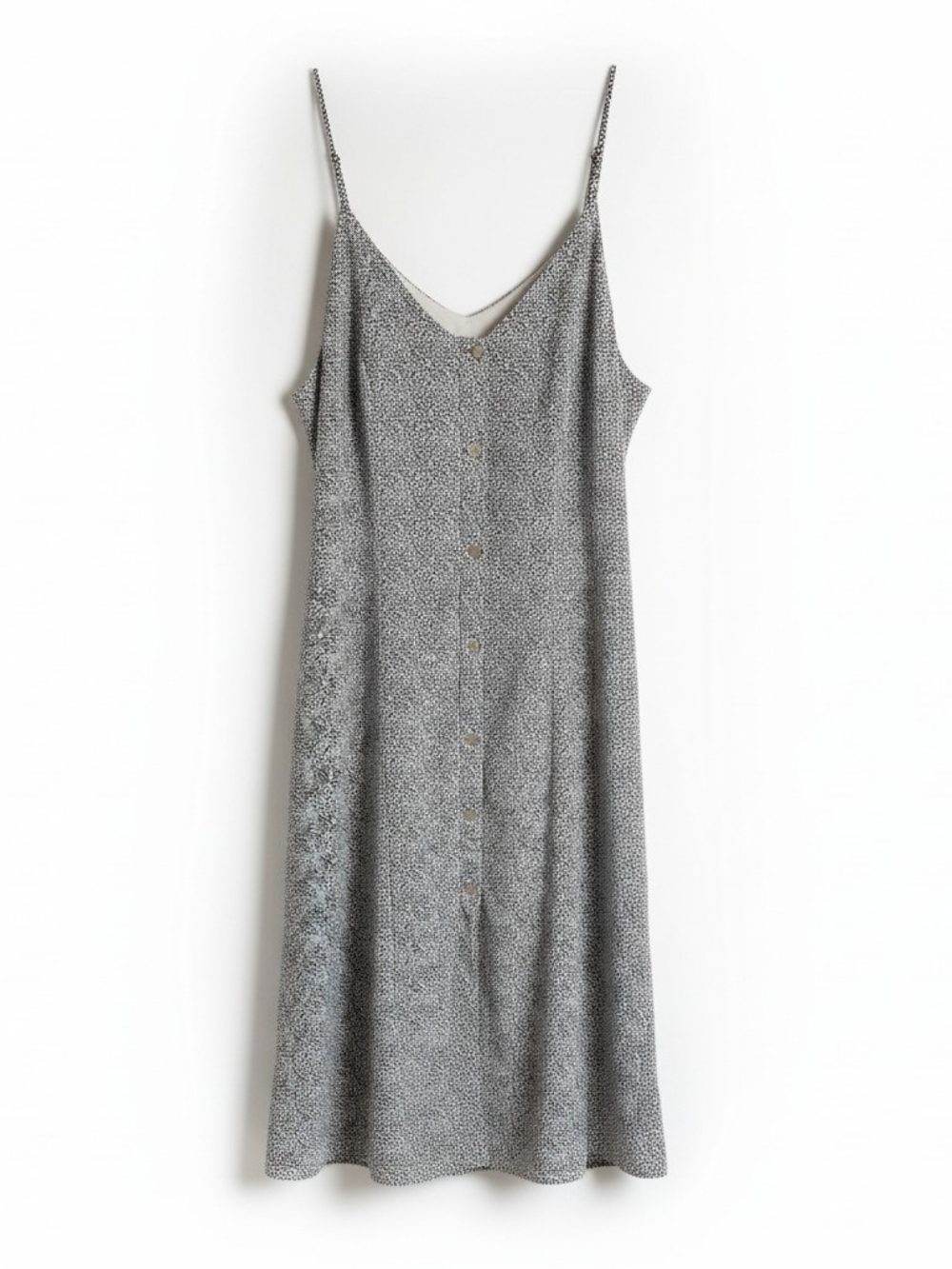 Sienna Sky Black and Cream Animal Print Slip Dress